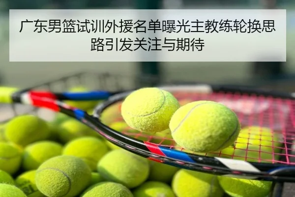 广东男篮试训外援名单曝光主教练轮换思路引发关注与期待